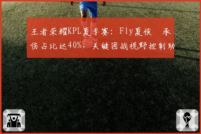 王者荣耀KPL夏季赛:Fly夏侯惇承伤占比达40%,关键团战视野控制助狼队取胜